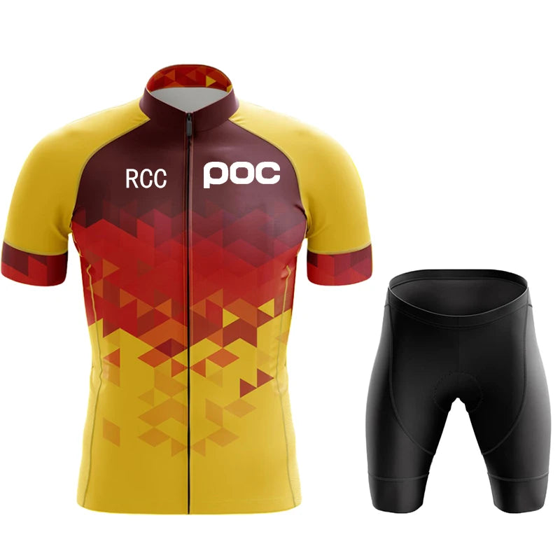 2025 Bike Shirts Summer Bicycle Clothing Men Road Bike Wear Racing Clothes Breathable Cycling Jersey Set Ropa Ciclismo Maillot