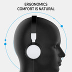 3.5mm Plug Wired Headphones Foldable Head Mounted Headset Earphone Headphones Stereo Foldable Sport Earphone for Phone/Tablet