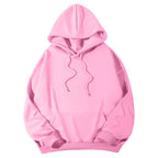Women's Hoodies Pullover Spring Autumn Casual Hoodie 2026 Sweatshirts Solid Color Hoodies Oversize Black Sweatshirt Women Top