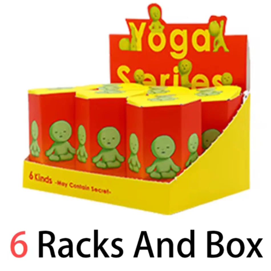 Surprise Gift blind box action figures Yoga Bedroom series multiple doll green noctilucent mysterious decoration model for toy