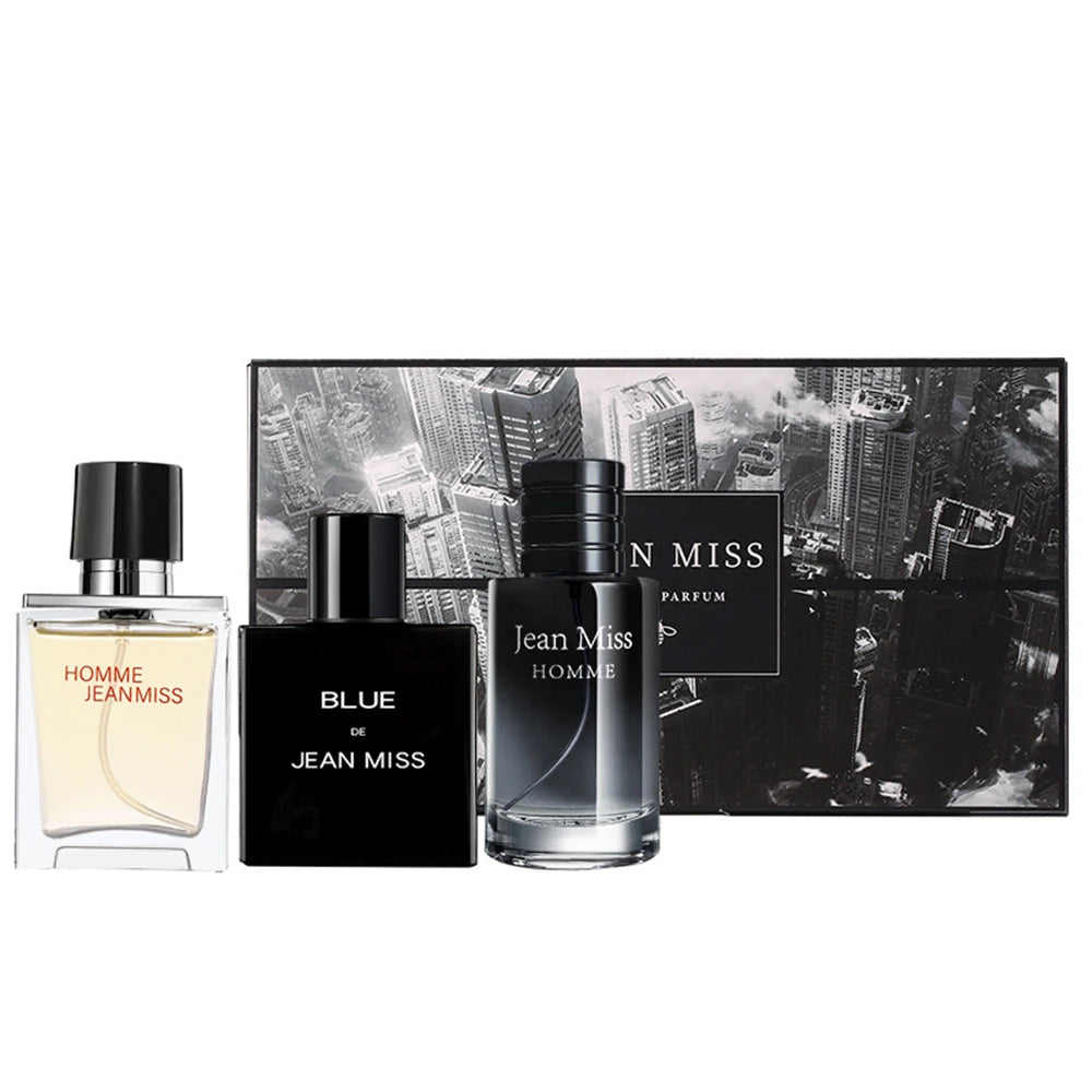 High Quality Men Perfume Hombre 90ml Gift Box 3pcs Set Colognes Scent Fascination Man Perfumes Masculinos Lasting Parfum Heren