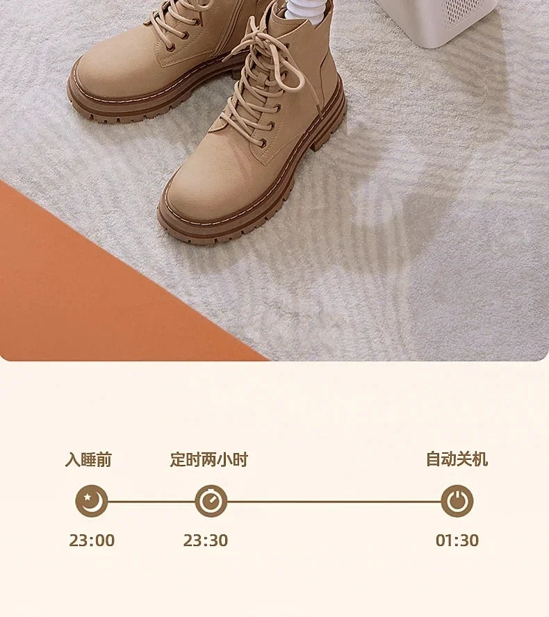 220V Shoe Dryer Electric Timing Dryer Retractable Fast Drying UV Sterilization Household Travel Foldable Shoes Boot Socks Gloves