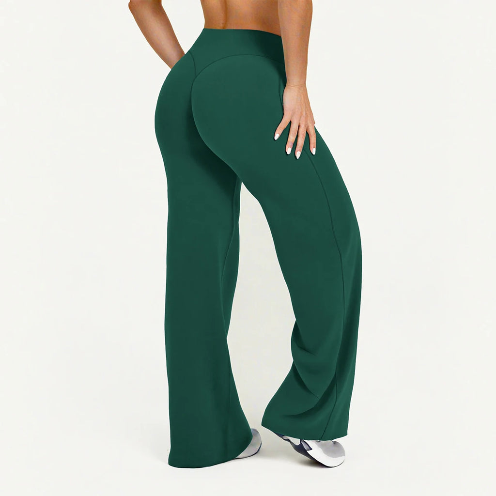 Flared Leggings Straight Leg Leggings Woman Wide-leg Pants Yoga Breathable Fitness Clothing Versatile Casual Pants