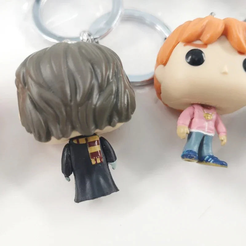 Funko Pocket Keychain Toy Hermione Granger Dobby Dumbledore Malfoy Ginny Ron Hedwig Snape Voldemort Luna Pocket Pop Key Ring Toy