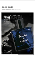 Eau De Parfum Vaporisateur Spray 50ML Blue Men's Prefume Fruity Note Man's Unique Mystery Calm and Successful Taste