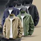 Men's Stand Collar Jacket Spring Breathable Lightweight Anti-Wrinkle Windbreaker Outdoor Sport Casual Quick-Drying Work Jackets