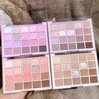 DIKALU 20-Color Korean Low Saturation Eyeshadow Tray Matte Waterproof Brown Pink Eye Shadow Palette Long-lasting Daily Makeup