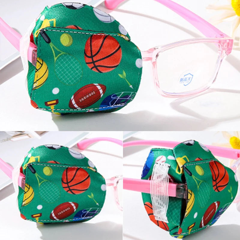 1Pc Cute Kids Strabismus Treatment Vision Care Children Health Care Kids Child Occlusion Medical Lazy Eye Patch Eyeshade