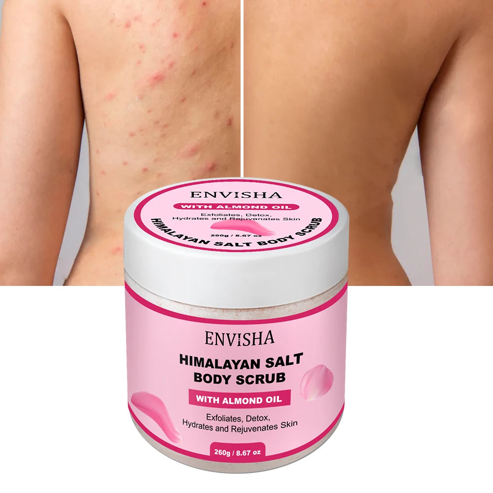 ENVISHA Beauty Health Rose Body Massage Bath Salt Scrub Exfoliating Moisturizing Nourish Soften Whitening Skin Care Shrink Pores Main image