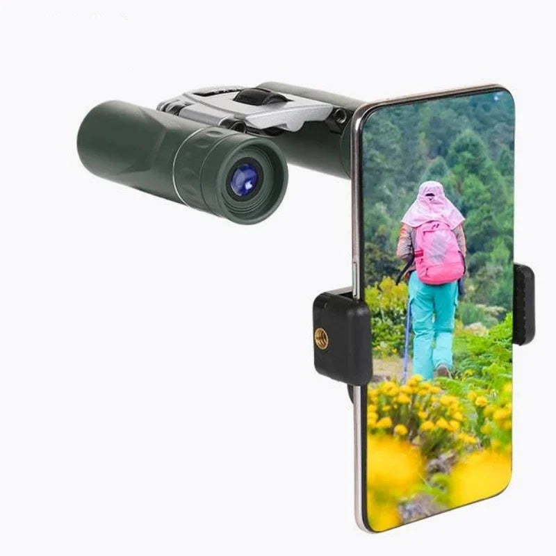 Powerful Long Range Binoculars Monocular Telescope Folding Portable BAK4 FMC Optics Jumelles for Outdoor Camping Hunting Concert