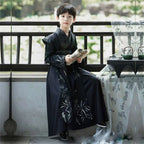 Handsome Boys' Improved Hanfu Oriental Chinese Style High-end Tang Suit Kids Performance Swordsman Traditional Ancient Costume