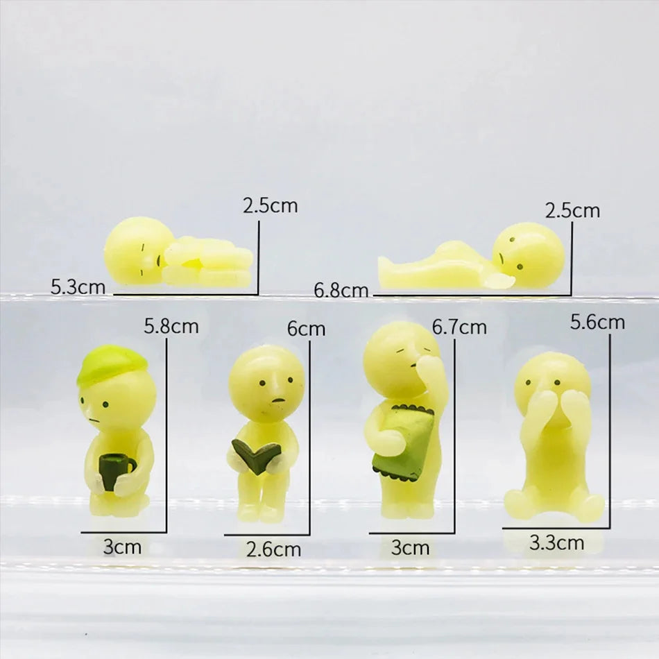 Surprise Gift blind box action figures Yoga Bedroom series multiple doll green noctilucent mysterious decoration model for toy Main image