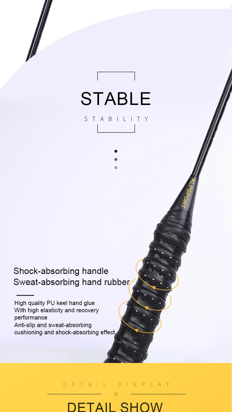 ALP ZJ2.0 Pro 4U 85g 100% Carbon Fiber + Titanium Alloy Badminton Racket Ultra-light Sports Equipment Racket Badminton Training