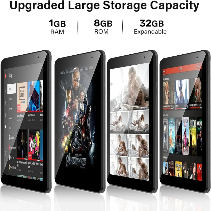 New Arrival 7 INCH LF705 WIFI Tablet PC 2GB RAM 16GB ROM Sun8iw15 Quad-Core Android 7.0 Dual Camera Quad-Core 1024 x 600 pixels