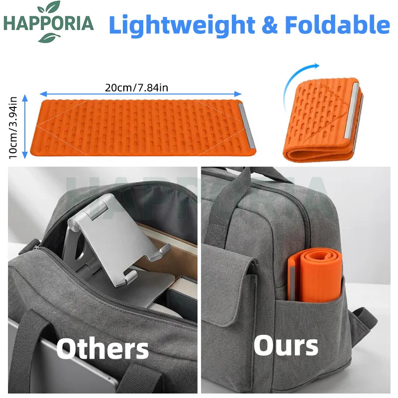 HAPPORIA Portable Foldable Silicone Phone Holder Flexible Bendable Multi Angle Adjustable Stand for Universal Phone Tablet