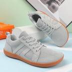 FANCYLEE Classic Women's GAT Barefoot Sneakers Retro Suede Minimalist Walking Shoes Wide Fit Zero Drop Casual Shoes Size 36-41