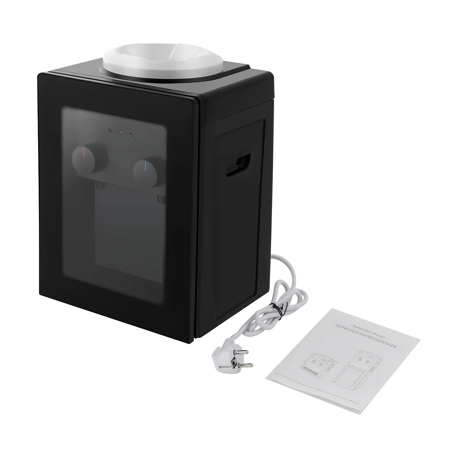 550W Portable Electric Hot and Cold Water Dispenser with Food-Grade Stainless Steel Inner Liner for Multiple Buckets
