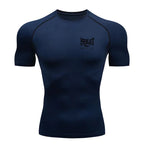 New Men's Compression Running T-Shirt Short Sleeve Gym Fitness Workout Sportswear ZY00139