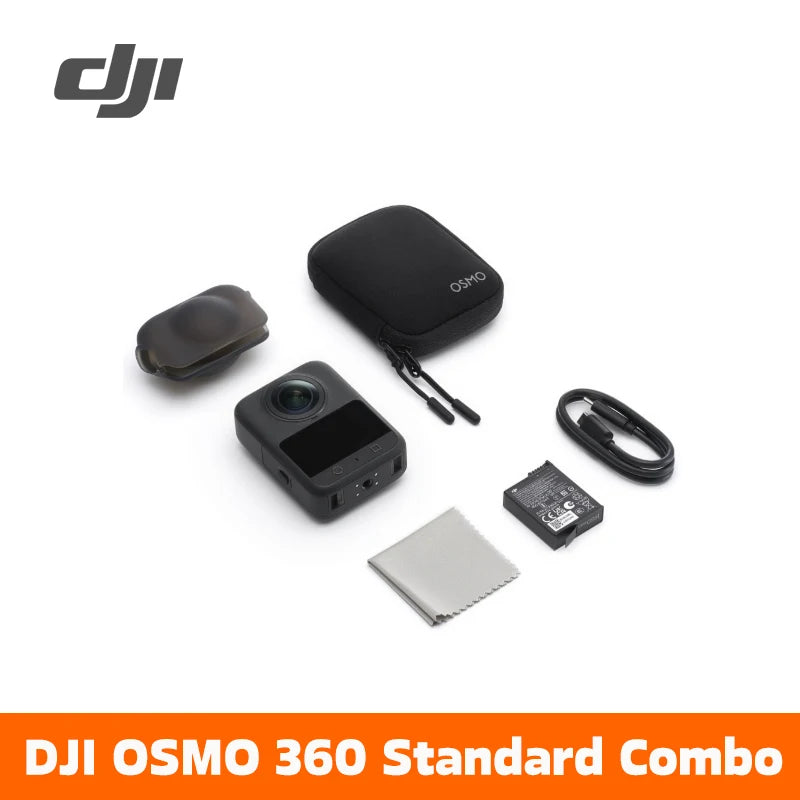 DJI Osmo 360 Standard Bundle 360 Camera with 1 Inch ° Imaging ° Video in 8K Native ° Photo in 120MP DJI Osmo 360