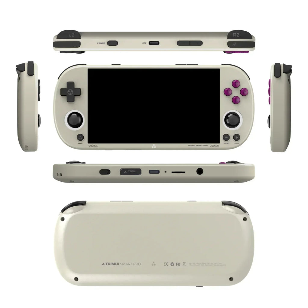 Trimui Smart Pro Handheld Game Console  4.96''IPS Screen Video Game Console Linux SystemRetro Video Game Consoles Birthday Gifts