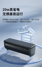 Kitchen Air Conditioner New Wall-mounted Cooling Fan Strong Wind Charging Fan Home Remote Control