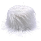 Cross-border Hot-selling New Gray-haired Dumb White Cat Set Plush Sticky PVC Hand-painted DIY Mask
