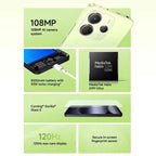 Global Version Xiaomi Redmi Note 14 4G Smartphone MediaTek Helio G99-Ultra 108MP AI Camera 5500mAh Battery 6.67" 120Hz Display