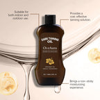 OceAura Tanning Oil Lotion Deep Moisturizing Nourishing Skin Rejuvenating Long Lasting Tan Lightweight Non Greasy Bronzing Oil