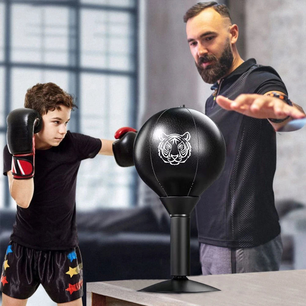 Desktop Punching Ball With Suction Cup Tabletop Boxing Punching Bag Tress Buster Desk Boxing Punch Ball Stress Release