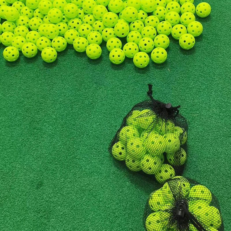 〔E〕10pcs Indoor golf ball golf practice balls golf light ball have hole Golf Traini〔Winter5〕