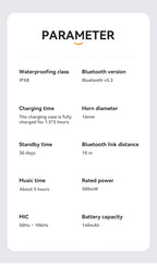Sanag B60S Bone Conduction Earphone IPX8 Swimming Bluetooth Headphones Wireless Headset 32GB/64GB MP3 with Microphone Earbuds