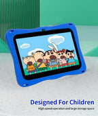 BDF Tablet for Kids 7 Inch Android 11 System 32 GB WiFi Bluetooth Dual Camera Educational Software Installed with Proof Case