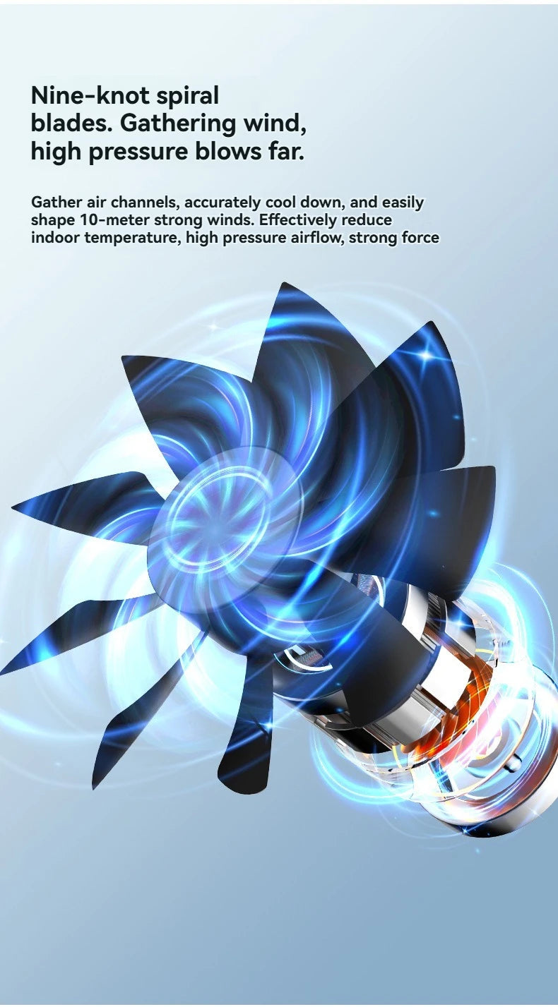 Wireless Air Conditioner Mini Portable Air Cooler Fan 500ml Ice Water Spray Humidifier For Home Air Conditioning Mist Fan USB