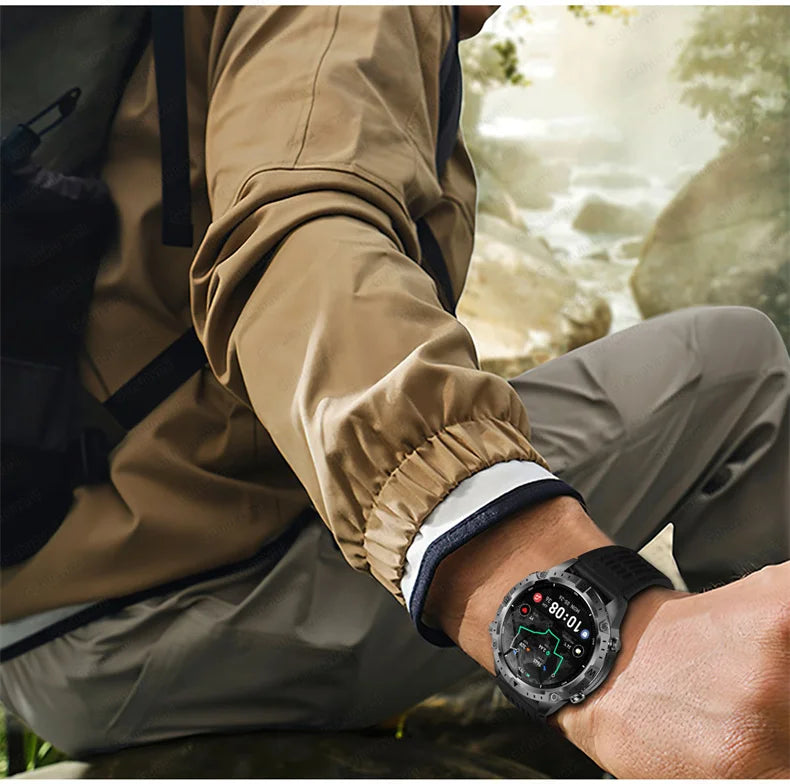 Smart Watch for Men GPS Offline Maps 2G ROM 10ATM Waterproof Heart Rate Diving Skiing Hiking Rugged Durable Smartwatch Men Women