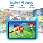 New 7 Inch 5G WiFi Kids' tablets Quad Core 4GB RAM 64GB ROM Dual Cameras Android 13.0 Learning Education Tablet PC 4000mAh