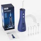 Sejoy Electric Water Flossers Oral Irrigator Rechargeable Portable Dental 5 Modes Water Tank Teeth 300ML Waterproof Cleaner