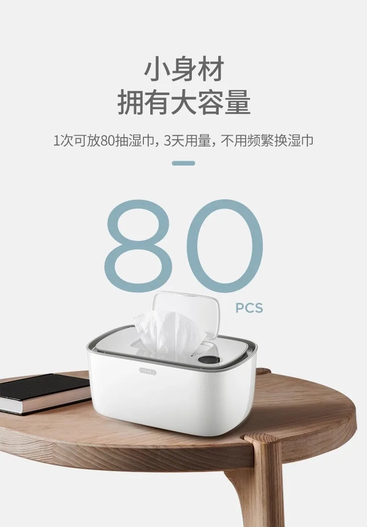 Wet wipes heater insulated baby warm wipes machine portable constant temperature wet tissue box warmer