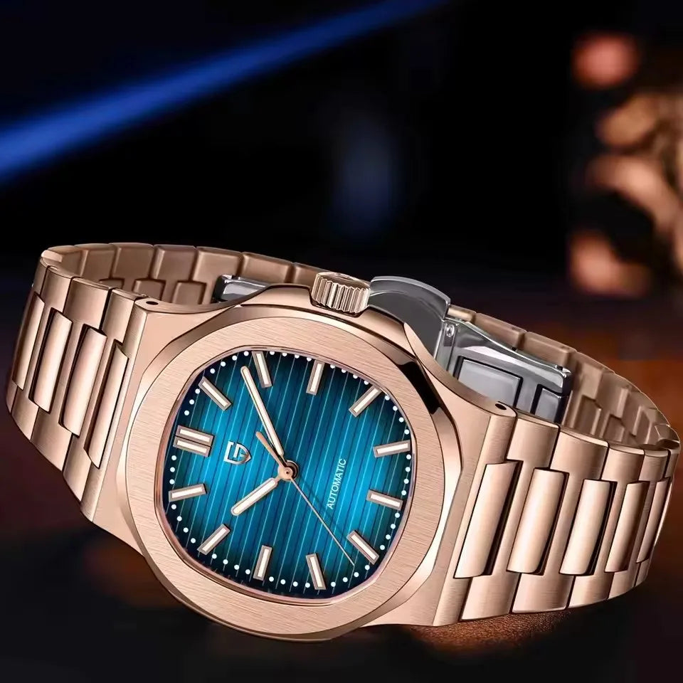 PAGANI DESIGN New Sporty Elegance Mechanical Watch Sapphire Seagull ST16 Movt Man watch Stainless Steel Luminous Men's Watches Main image