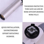 Torch Cooking AutoIgnition Butane Gas Welding-Burner Welding Gas Burner Flame Gas Torch Flame Gun Blow for BBQ Camping Cooking