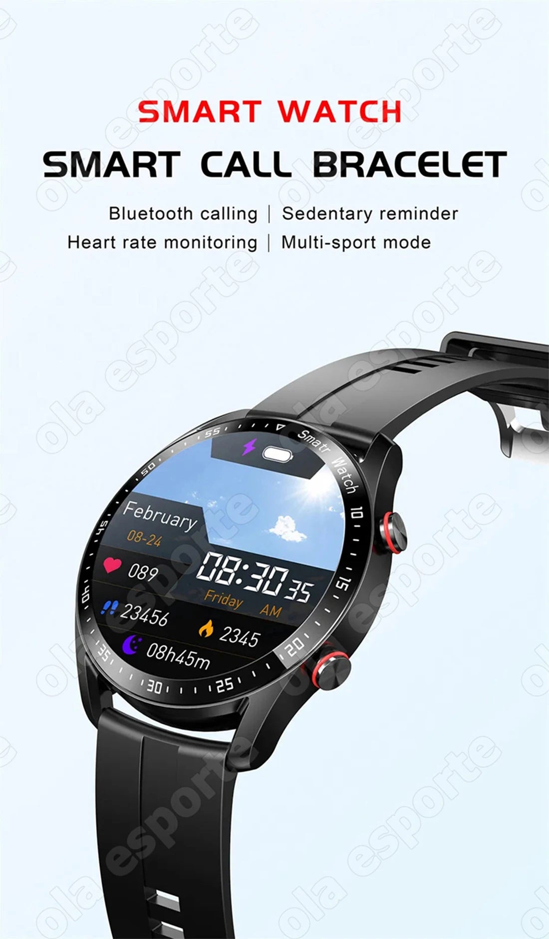ECG+PPG Bluetooth Call Smart Watch Men Laser Health Blood Pressure Fitnes Sports Watches Man Sports Waterproof Smartwatch+Box