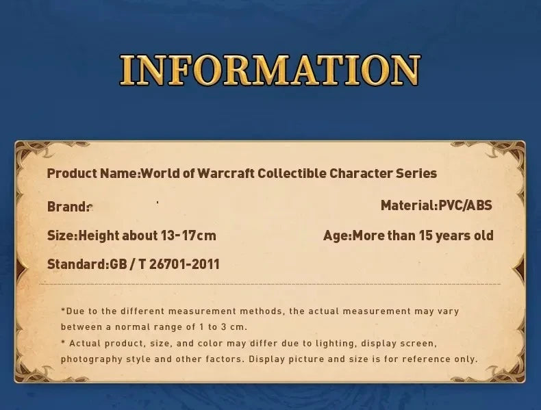 POP MART World of Warcraft Classic Blind Random Box Toys Ornaments Action Figure Mystery Box Caja Caixa Guess Bag for Boys Gitf
