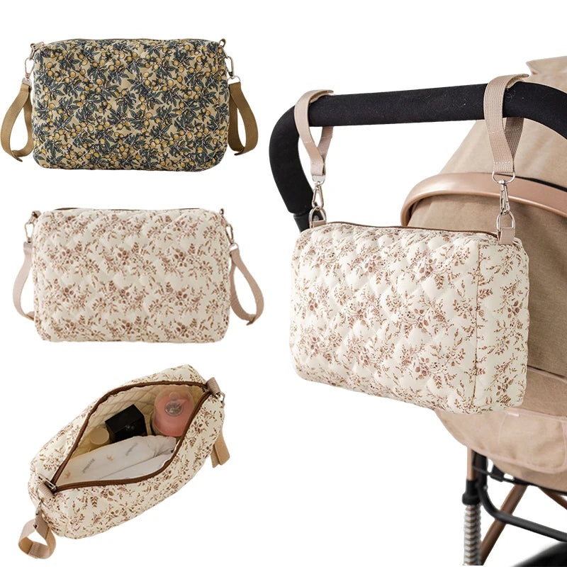 Portable Baby Diaper Storage Bag Travel Handbags for Mommy Baby Items Organizer Makeup Toiletries Bag Maternal Stroller Bag Main image