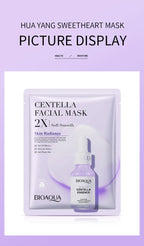 20pcs BIOAQUA Centella Collagen Face Mask VC Moisturizing Refreshing Sheet Masks Hyaluronic Acid  Facial Mask Skin Care Products