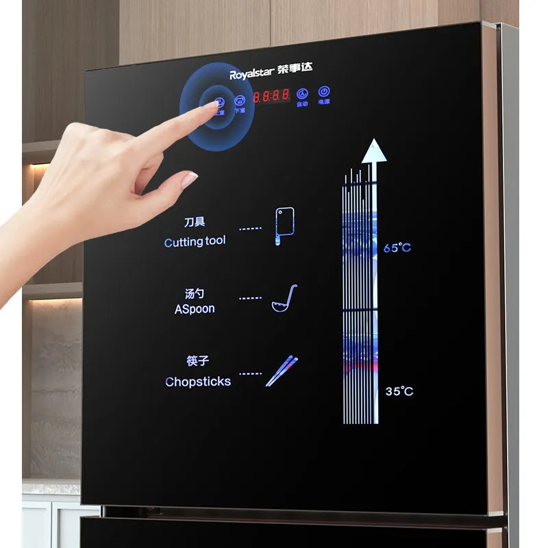 220V Royalstar Small Disinfection Cabinet Portable High Temperature Kitchen Commercial Household Desktop UV Sterilizer WAL