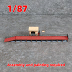 Assembly Architectural model train Railway model railway station platform miniature sand table diorama ho scale model kit 1/87
