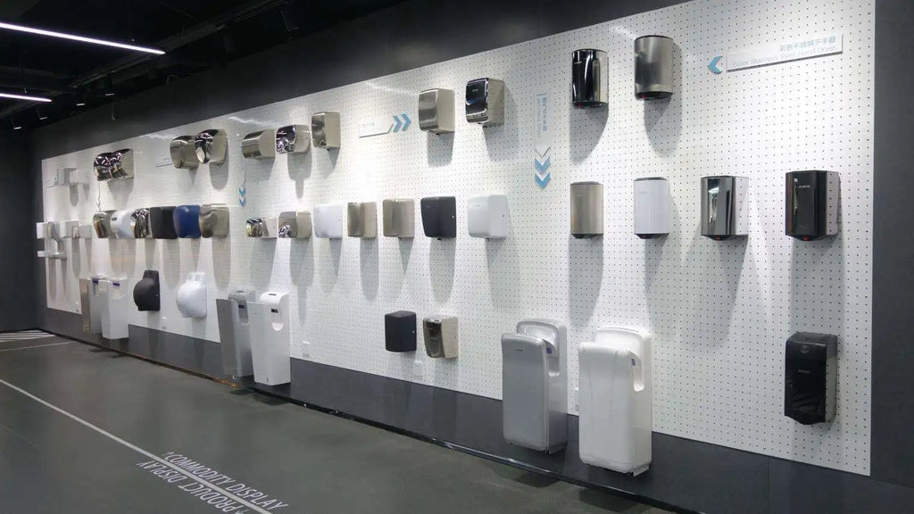 AIKE Bathroom Hands Dryer Wall Mounted Automatic High Speed Hands Dryer Commercial Smart Sensor Hands Drying Machine AK2630S