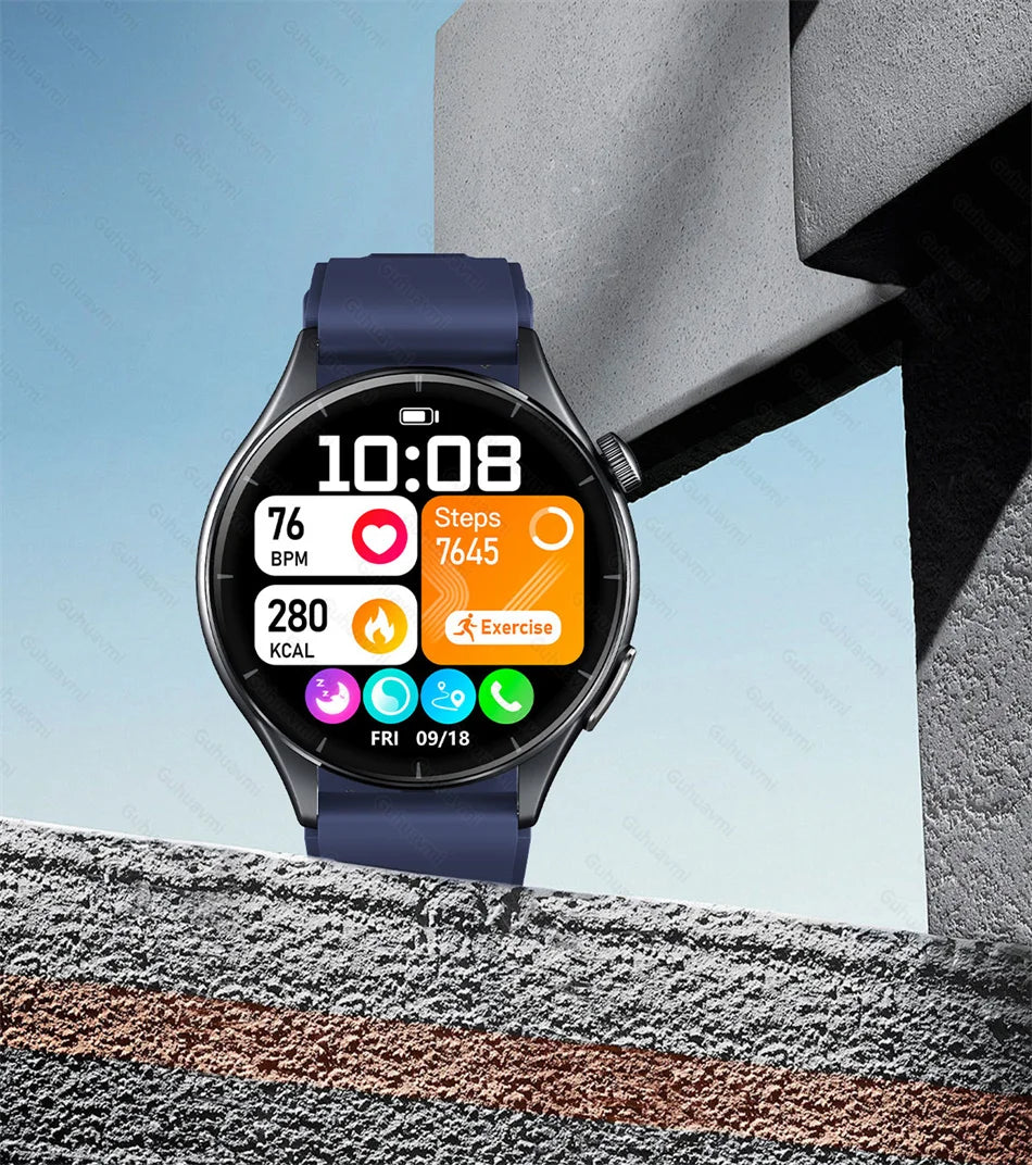 2026 New Smart Watch NFC ECG+PPG Blood oxygen Uric Acid Blood Pressure Sapphire Smartwatch Men For Android iOS Smart watch men