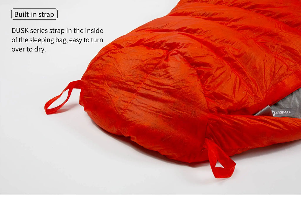 AEGISMAX Wind Hard Dusk Upgrade 7D Nylon DWR 800FP Ultra Dry Down Pro Ultralight Sleeping Bag Camping and Hiking for Men & Women
