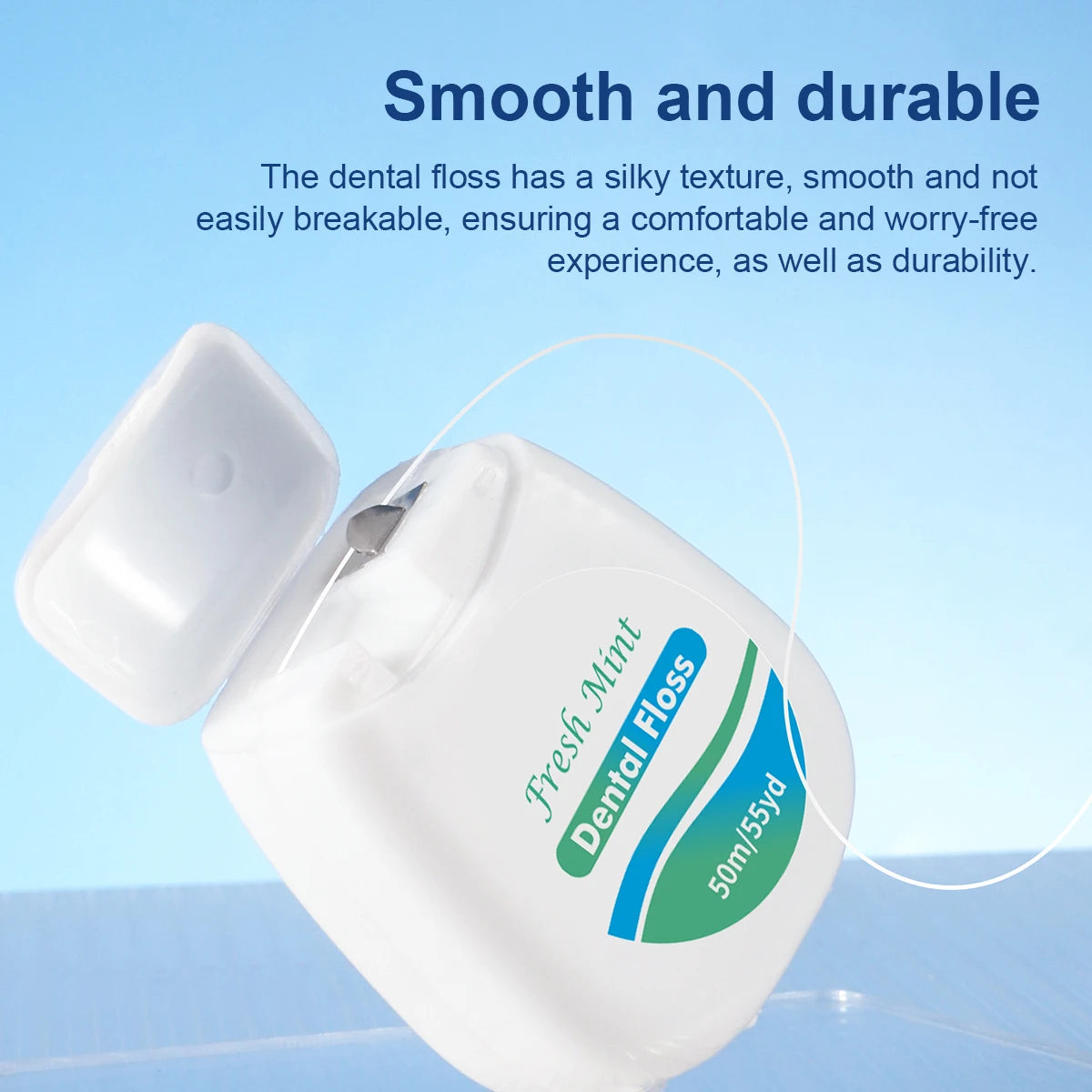 6/3/1 pcsWhite Box Mint Dental Floss Roll - Cleaning Oral Tools - Dental Floss Stick Adult Home Set - Cleaning Interdental Brush