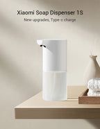 Xiaomi Soap Dispenser 1S Bulit in Battery Type-C Port Mijia Automatic Induction Hand Washer Mi Foam Dispenser 2023 New